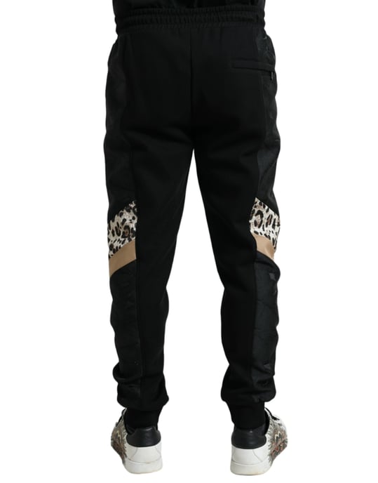 Leopardenmuster-Panel-Trackpants - Image 3