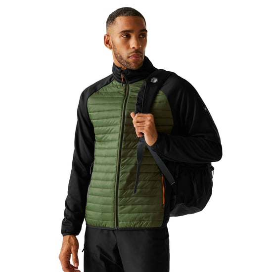 Regatta - "Clumber" Hybridjacke für Herren (Oliv/Schwarz) - Image 4
