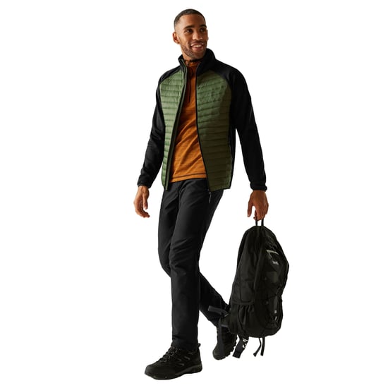 Regatta - "Clumber" Hybridjacke für Herren (Oliv/Schwarz) - Image 5