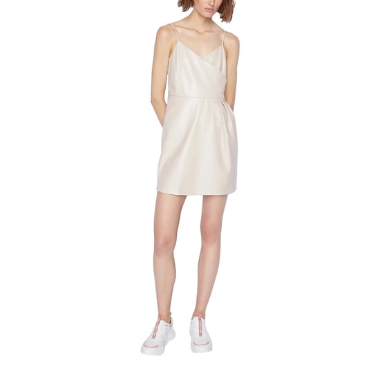 Armani Exchange - Minikleid für Damen (Cremefarbe) - Image 3