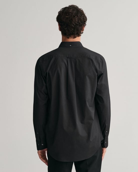 GANT Mens Regular Fit Long Sleeve Poplin Shirt - Image 2
