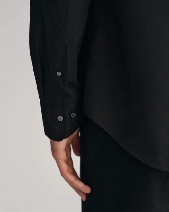 GANT Mens Regular Fit Long Sleeve Poplin Shirt - Image 4