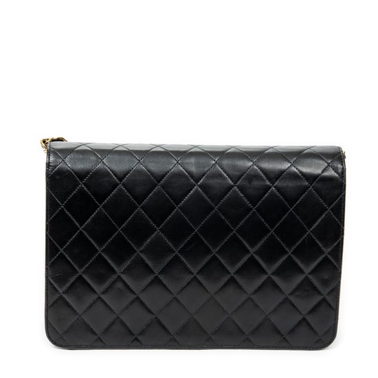 Vintage Push Lock Straight Flap Umhängetasche - Image 5
