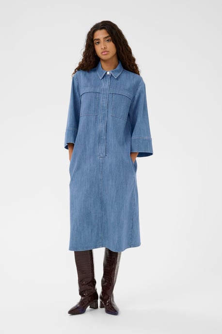 Denimkleid SLNinnie Denimkleid Gerade Passform - Image 1