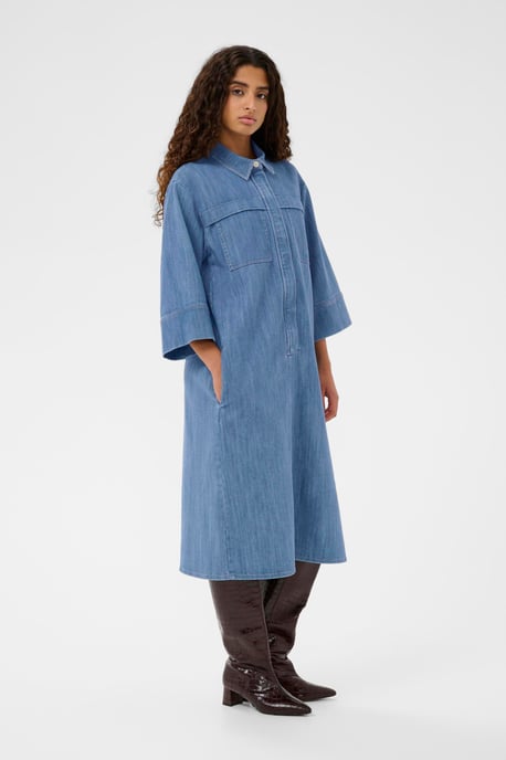 Denimkleid SLNinnie Denimkleid Gerade Passform - Image 2