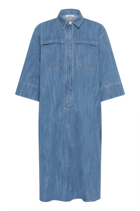 Denimkleid SLNinnie Denimkleid Gerade Passform - Image 4