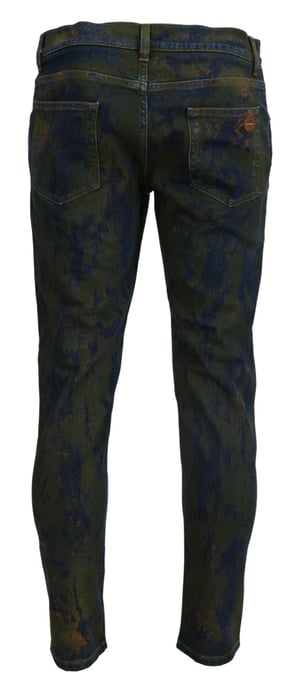 Splatter-Paint Slimfit-Jeans - Image 2