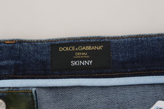 Splatter-Paint Slimfit-Jeans - Image 3