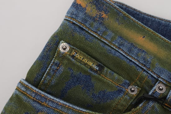 Splatter-Paint Slimfit-Jeans - Image 5