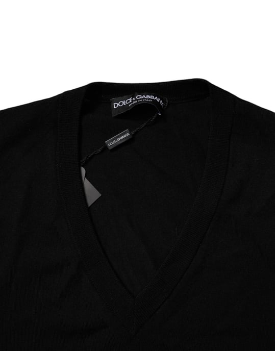 Merinowoll V-Ausschnitt Pullover - Image 6