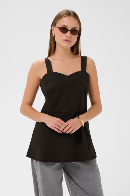 Ärmellose Bluse SLNoelle Ärmellose Bluse Feminine Form - Image 3