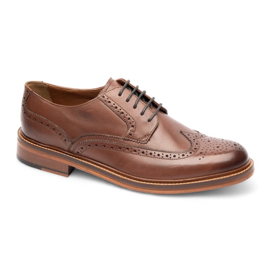 Chapman & Moore Herren Derby Brogue Oxford Schuhe aus braunem Leder - Image 3
