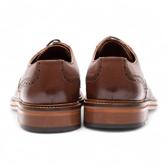 Chapman & Moore Herren Derby Brogue Oxford Schuhe aus braunem Leder - Image 5