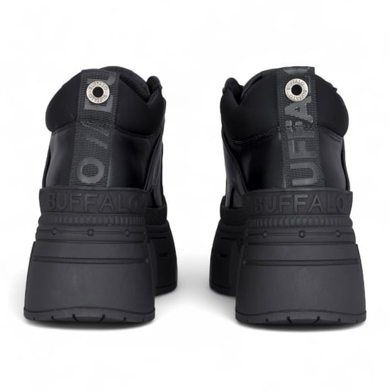 Buffalo Damen-Plateau-Stiefeletten in Schwarz mit Gothic-Flair - Gospher Hike-Lo - Image 5