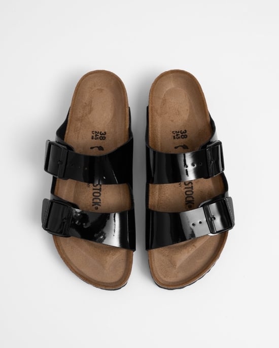 Birkenstock Arizona Narrow Fit Patent Black 1005292 - Image 4