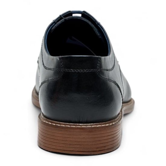 Ben Sherman Herren Oxford Brogue Derby Schuhe aus schwarzem Leder - Pethick - Image 5