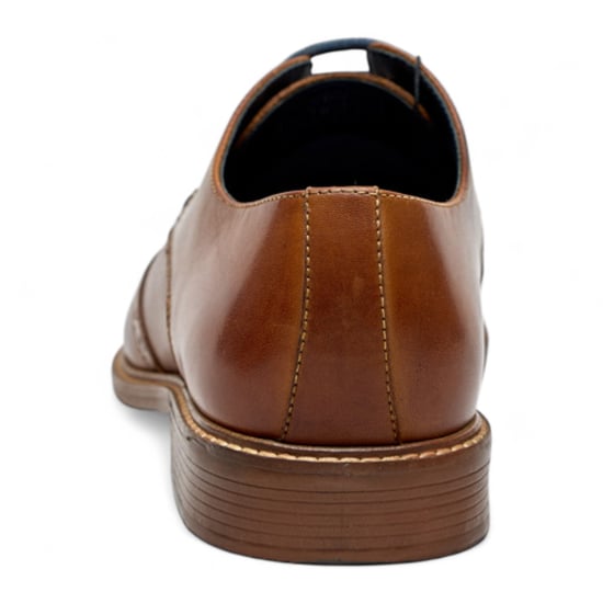Ben Sherman Herren-Oxford-Brogue-Schuhe aus hellbraunem Leder - Andy - Image 4