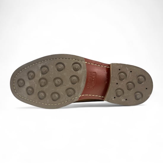 Chapman & Moore Herren-Brogues aus hellbraunem Leder und marineblauem Wildleder, Oxford-Schuhe - Image 5