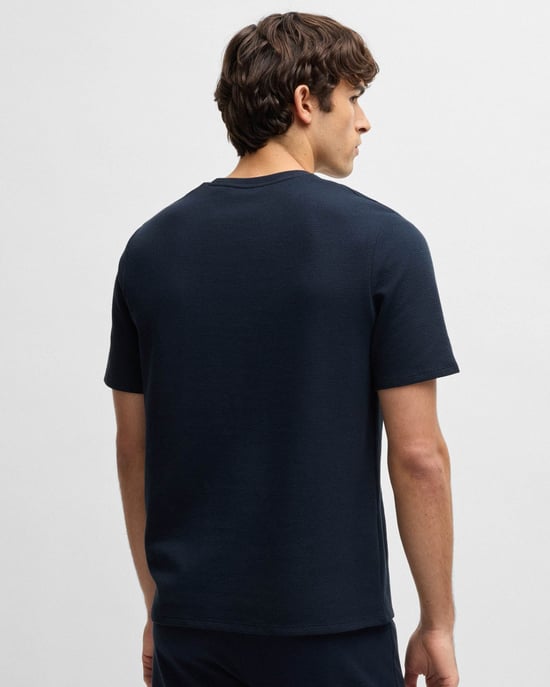 Pyjama-T-Shirt in Dunkelblau - Image 2