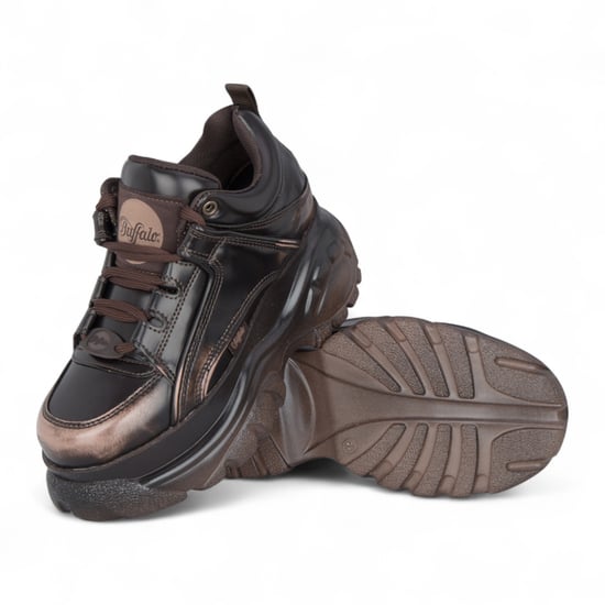 Buffalo Damen Vintage Braune Chunky Plateau-Sneaker - 1339-14-VNTG - Image 4