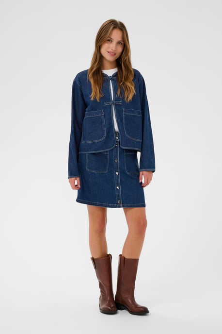 Jeansjacke OivySZ Jeansjacke Lockere Passform - Image 1