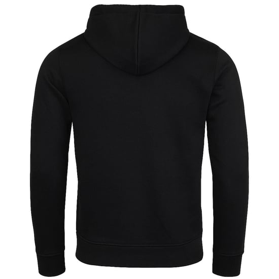 Crosshatch Apollos Panel Tape Herren Schwarz Hoodie - Image 3