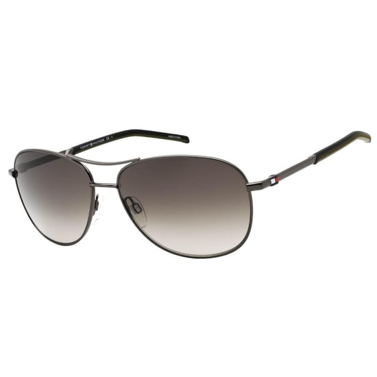 Tommy Hilfiger - Unifarben-Sonnenbrille für Herren (Dunkles Ruthenium) - Image 2