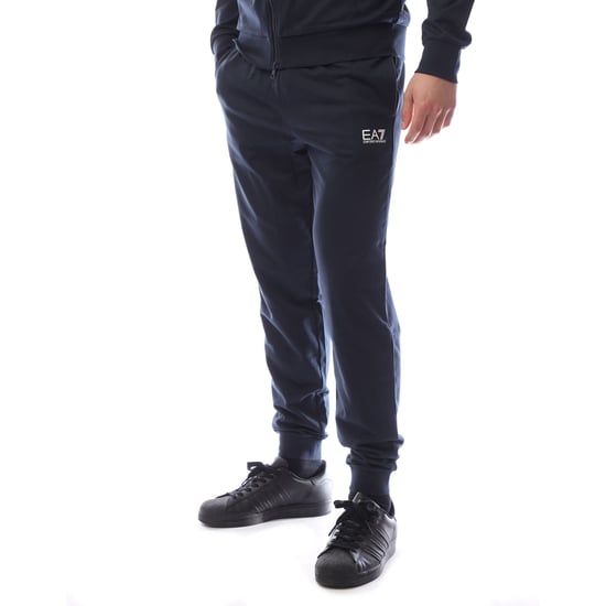 Herren Emporio Armani EA7 Core Identity Vollzip Trainingsanzug in Marineblau - Image 4