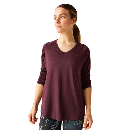 Dare 2B Damen Langarmshirt Discern (Feige) - Image 3