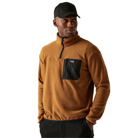 Regatta - "Frankie" Fleece-Oberteil mit halbem Reißverschluss für Herren (Glasierter Ingwer) - Image 4