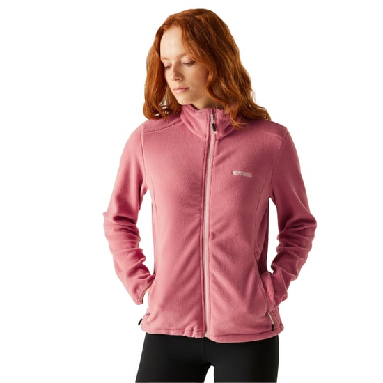 Regatta - "Floreo IV" Fleecejacke Durchgehender Reißverschluss für Damen (Graurosa) - Image 4