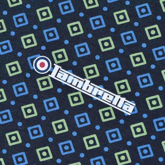 Lambretta - "SS25" T-Shirt für Herren (Marine/Basilikum) - Image 3