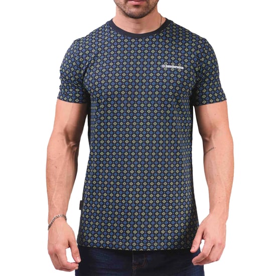 Lambretta - "SS25" T-Shirt für Herren (Marine/Basilikum) - Image 4