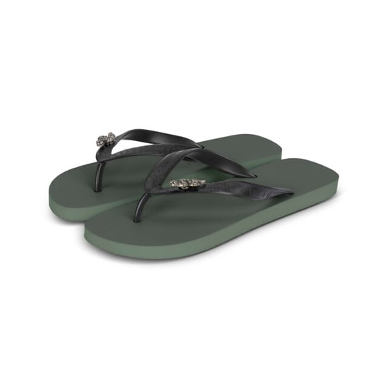 Uzurii Sport switch cobra legergroen dames slippers, , maat: - Image 2