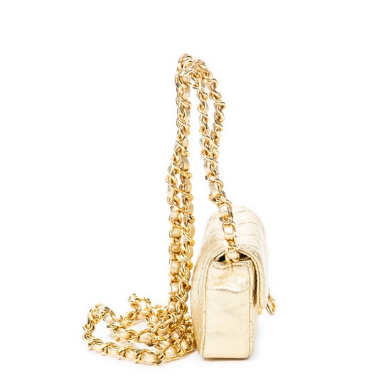 Vintage Micro Mini Chain Crossbody Umhängetasche - Image 4