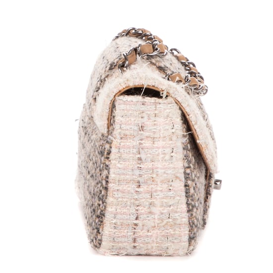 Vintage Tweed Turnlock Single Flap  Umhängetasche - Image 5