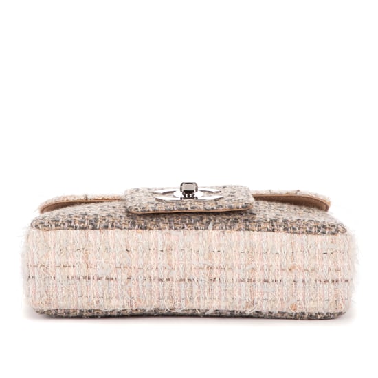 Vintage Tweed Turnlock Single Flap  Umhängetasche - Image 6