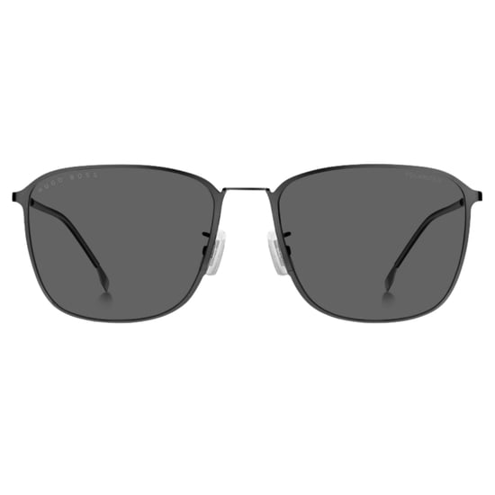 Hugo Boss – Sonnenbrille in Dunkelrutheniumgrau mit polarisierten Gläsern in Mattgrau - Image 1