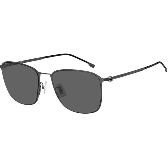 Hugo Boss – Sonnenbrille in Dunkelrutheniumgrau mit polarisierten Gläsern in Mattgrau - Image 2