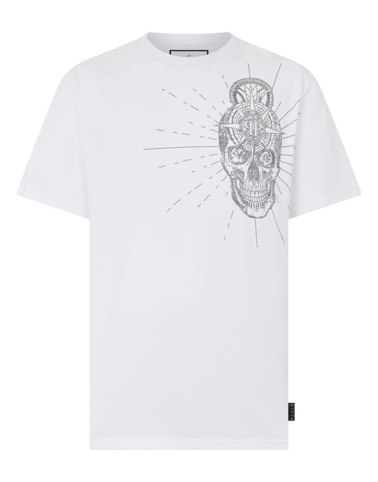 Round Neck T-Shirt Skull Stones - Image 1
