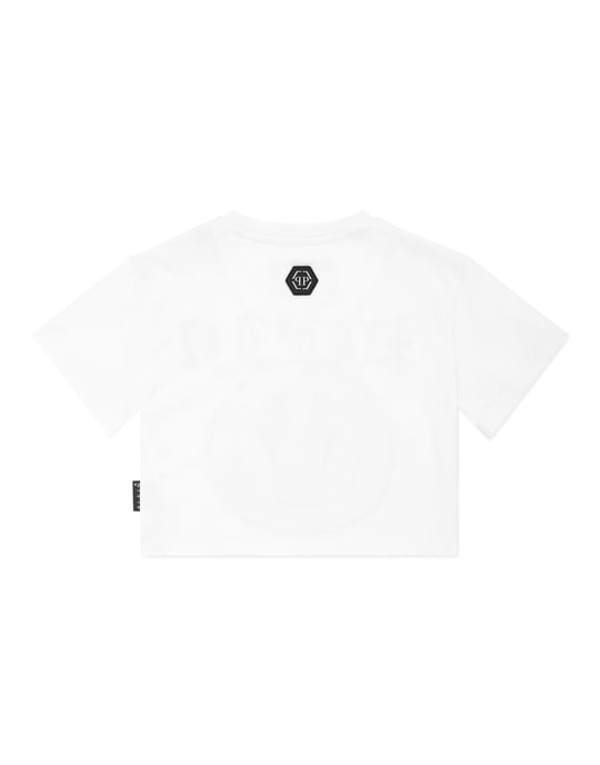 Cropped T-Shirt Round Neck Ss Smile - Image 3