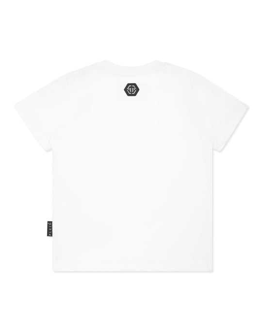 Jersey T-Shirt Round Neck Ss Strass Skull - Image 3