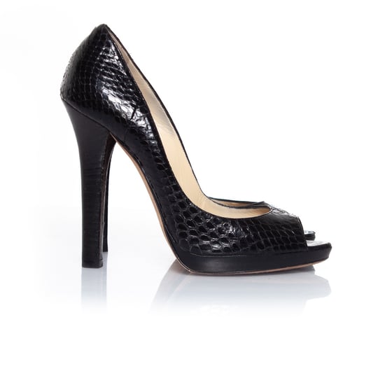 Jimmy Choo Plateau-Peeptoe aus Pythonleder - Image 4