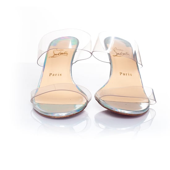 Christian Louboutin Just Nothing schillernde Sandalen - Image 3