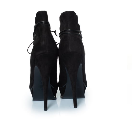 Saint Laurent Suede Schnürpumps Tribute 16 - Image 3