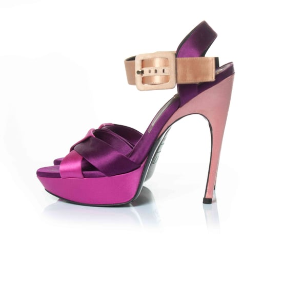Roger Vivier Satin-Plateausandalen - Image 2