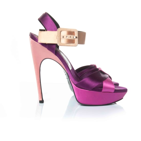 Roger Vivier Satin-Plateausandalen - Image 4