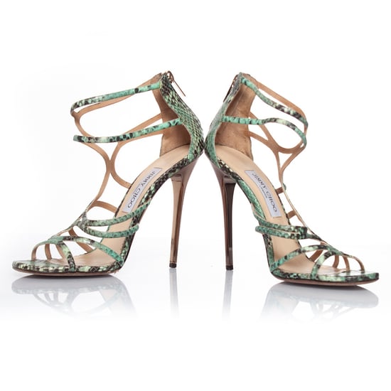 Jimmy Choo grüne Python-Gladiatorensandalen - Image 6