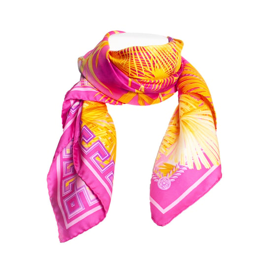 Versace Pre-owned Schal mit Dschungelprint - Rosa - Image 2