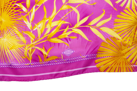 Versace Pre-owned Schal mit Dschungelprint - Rosa - Image 5